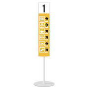 Mini Totem bifacciale verticale 21 x 100 inclusa STAMPA