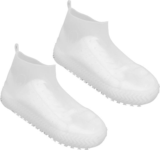 Overschiene Acquaprose Antiscivolo - Impermeabile - Protezione Antiscivolo - Bianco Facile da Pulire - Taglia M.