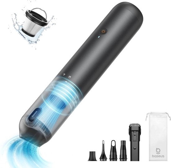 Aspirapolvere a batteria 12000pa - Ultraleggero e Stil 4-in-1 Progetto per Casa, Auto e Animali Domestici