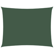 Parasole a vela | Telo Ombra | Vela da ombra Oxford Rettangolare 2,5x3,5 m Verde Scuro