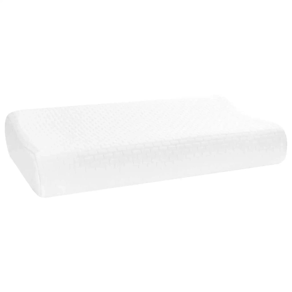 Cuscino da Letto Bianco 80 x 40 x 12,5 cm Schiuma Memory CFW1566852
