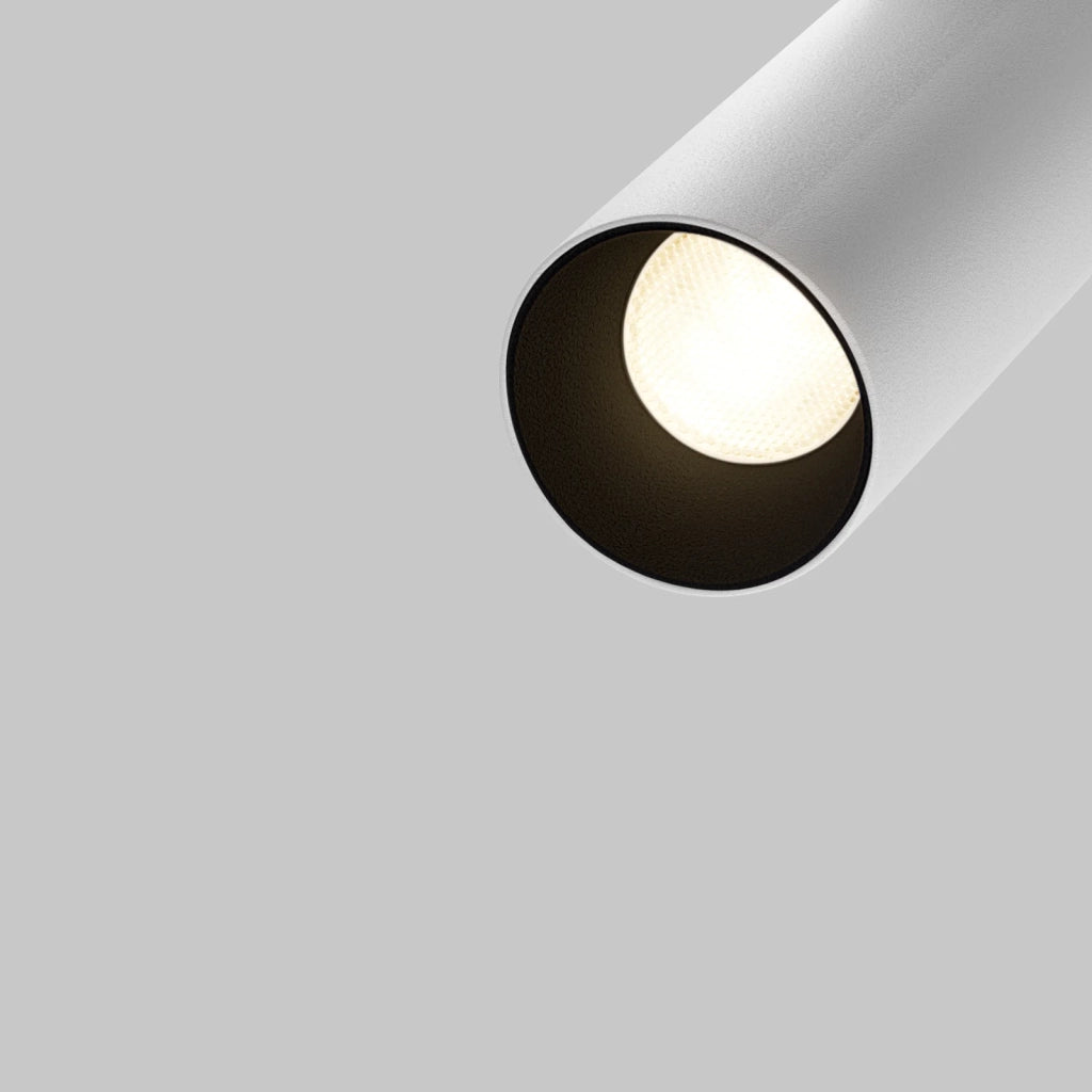 Maytoni Lampada da binario moderna Exility Focus LED 1 luce LED integrato bianco alluminio