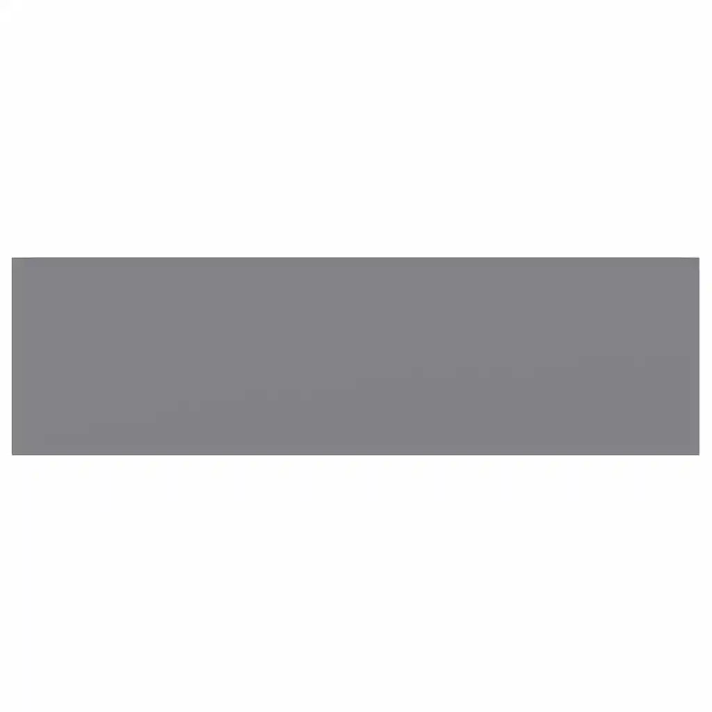 Scaffale a Parete Grigio 80x23,5x3,8 cm in MDF 323856