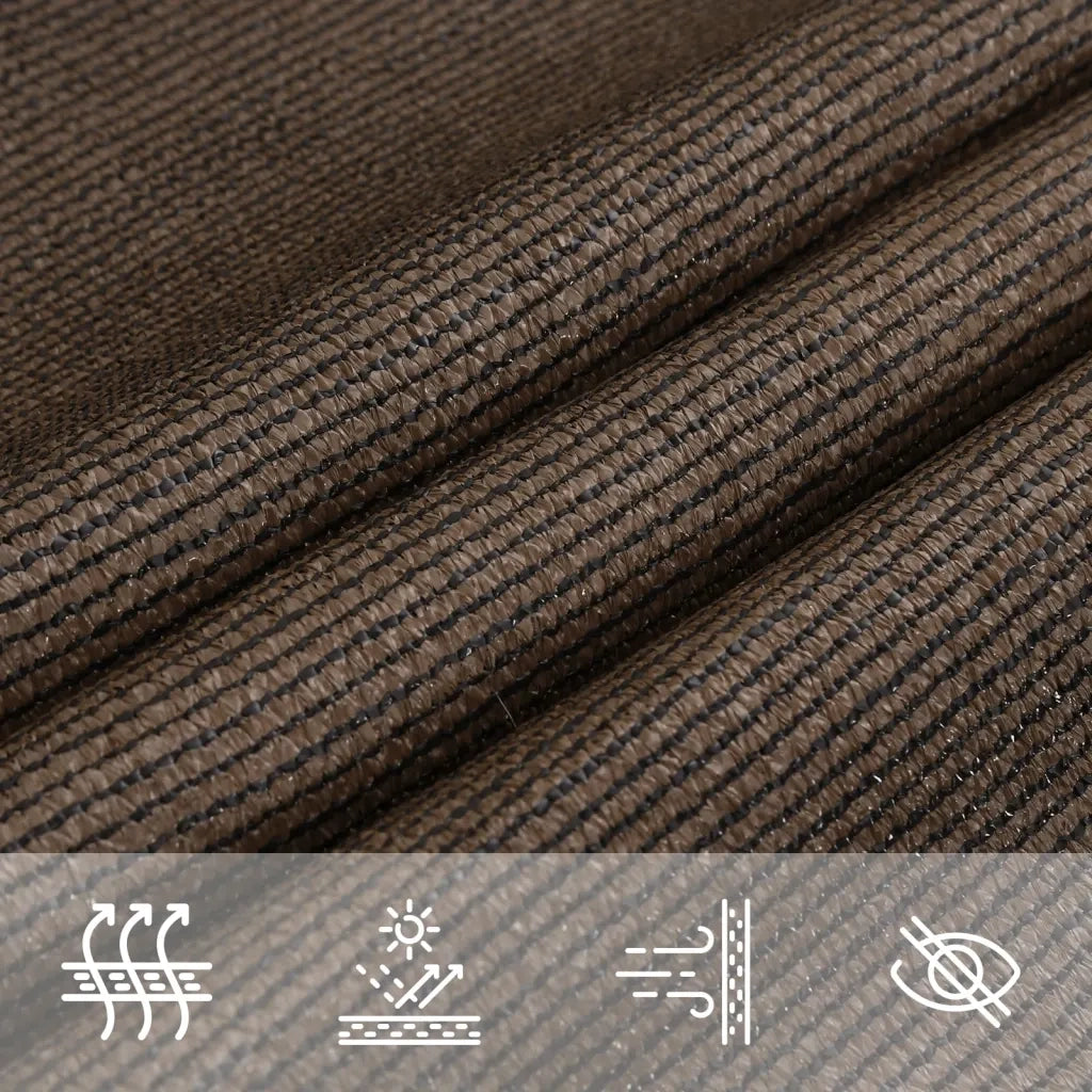 Vela Parasole 160 g/mÂ² Marrone 5x8 m in HDPE