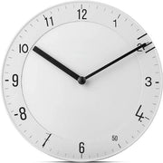 Orologio a Parete Radiocomandato 20cm DCF GMT 1 Silenzioso Facile da Leggere Bianco