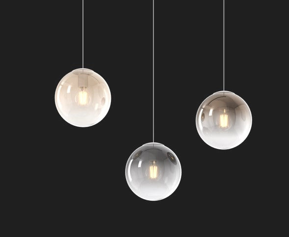 SOSP. CROMO 4 LUCI RETTANGOLARE VETRI PICCOLI (2 AMBRA+1 BRONZO+1 FUME') 1194CR-S4 RP-MC