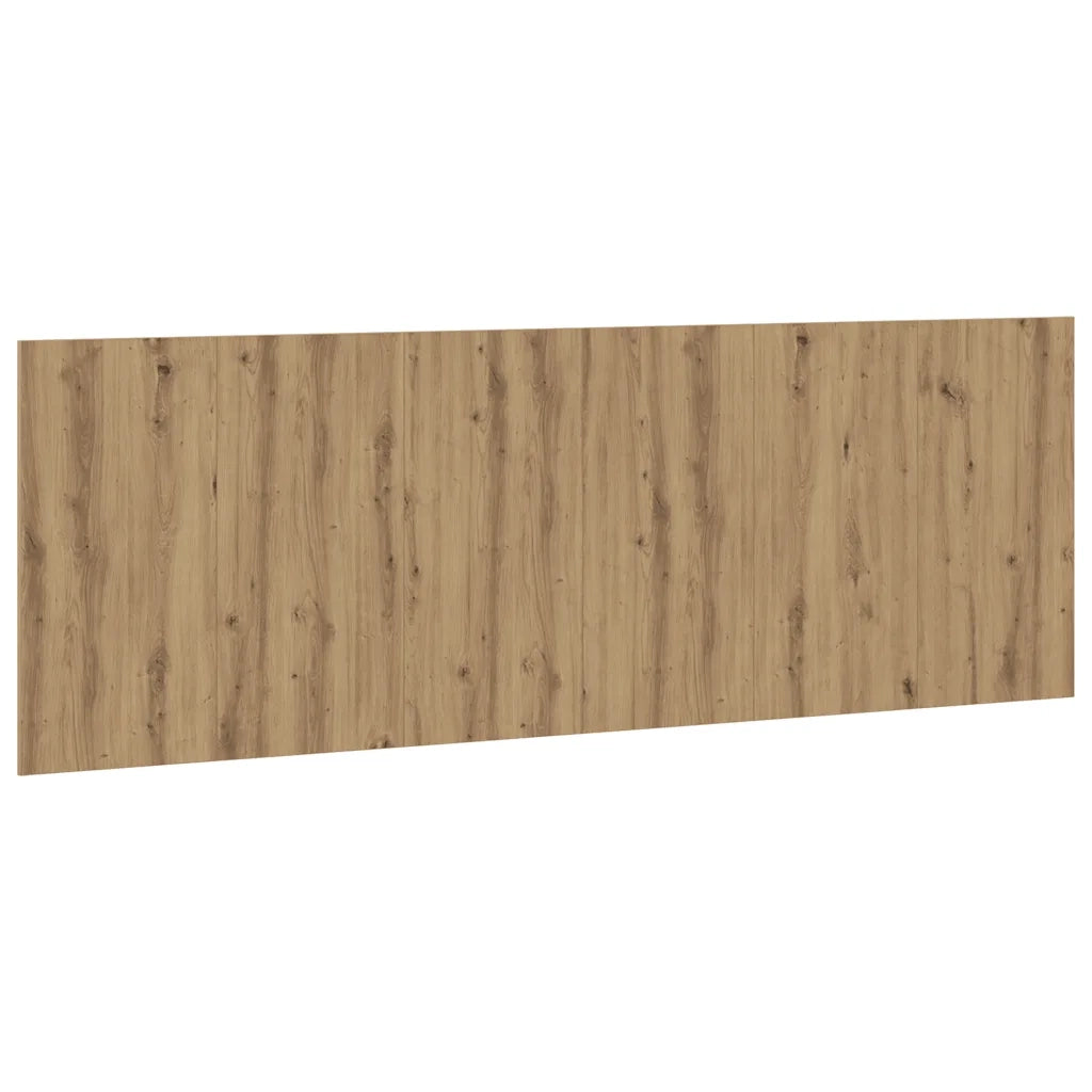 Testiera a Parete Legno Artigianale 240x1,5x80 cm in Truciolato 856831