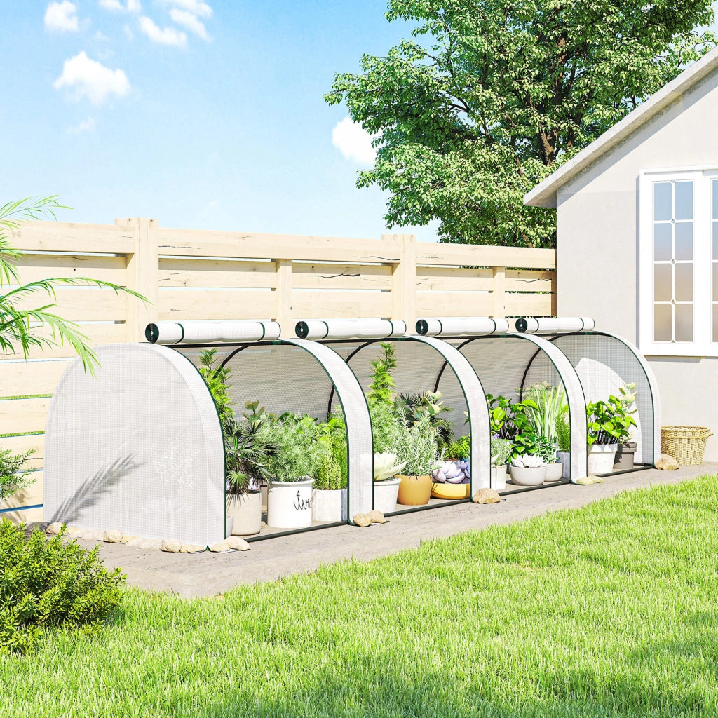 Serra da giardino ¨C zephmum ¨C Bianco 395x100x80 cm