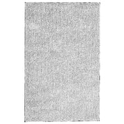 Tappeto Shaggy Grigio 200 x 300 cm Tappeto Rettangolare Trapuntato Moderno a Pelo Lungo