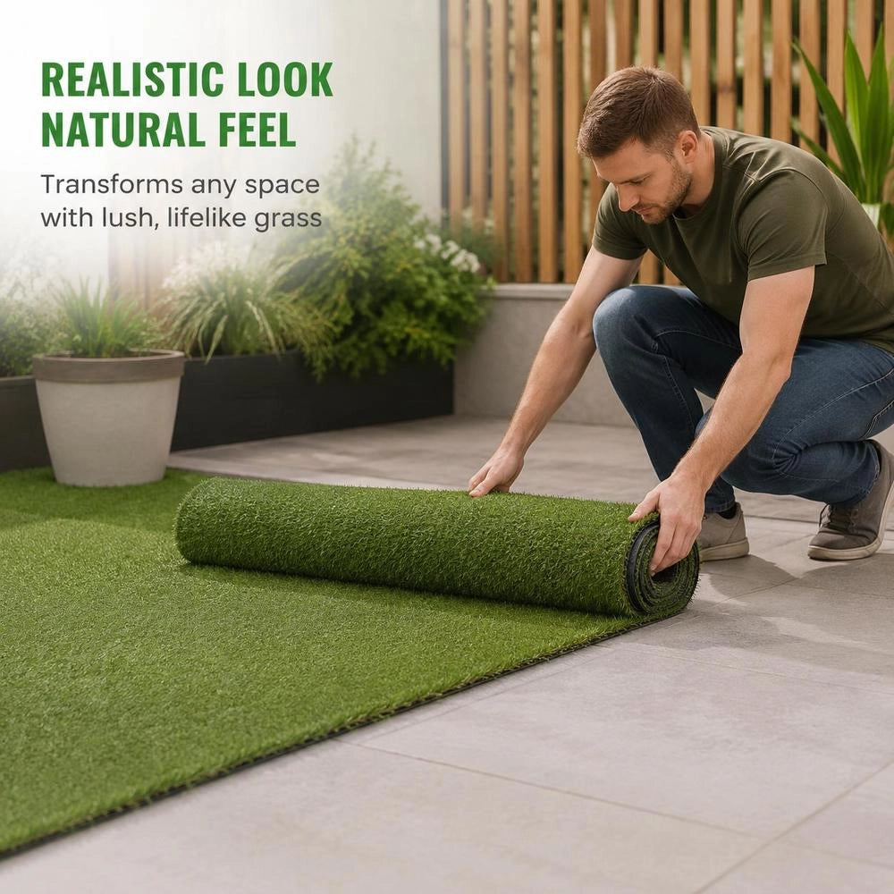 Artificial Turf 1x8 M / 20 Mm Green