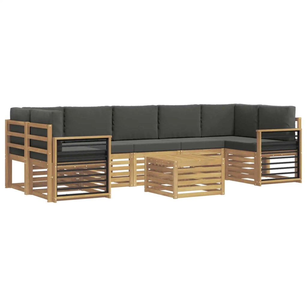 Set divani Legno di Acacia Massello