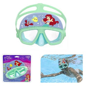 Trade Shop - Maschera Subacquea Ariel Per Bambini Regolabili Nuoto Piscina Mare Estate 3+ -