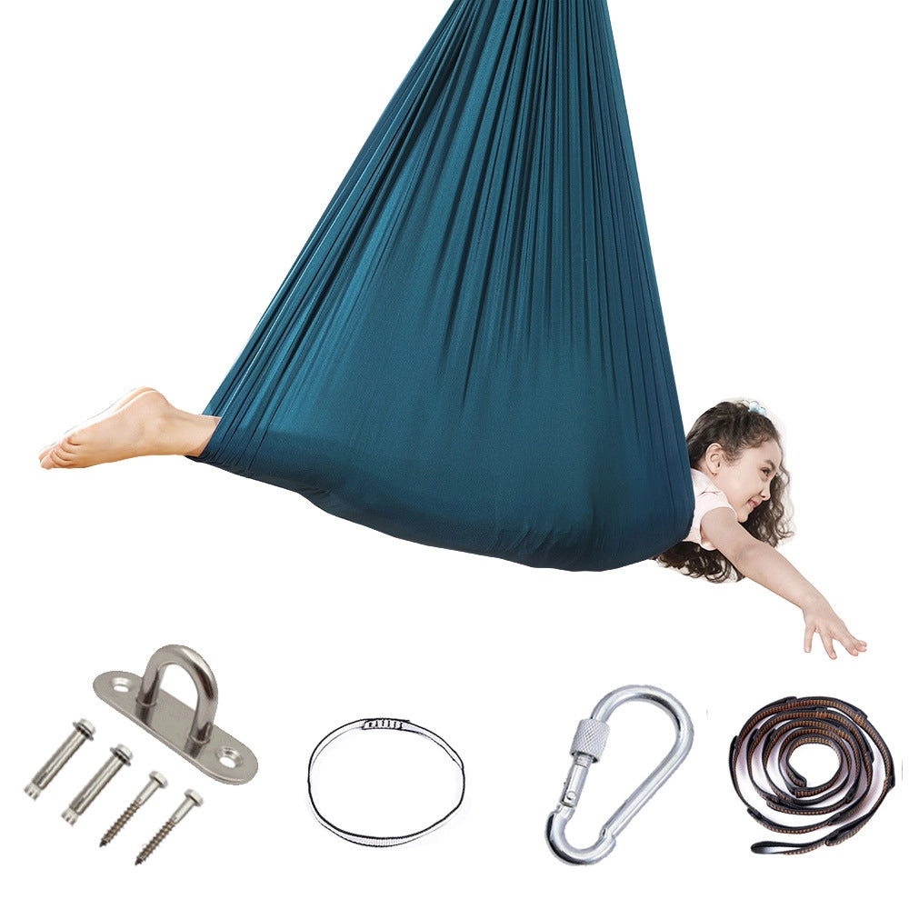 Amaca altalena elastica per bambini 240 x 150 cm