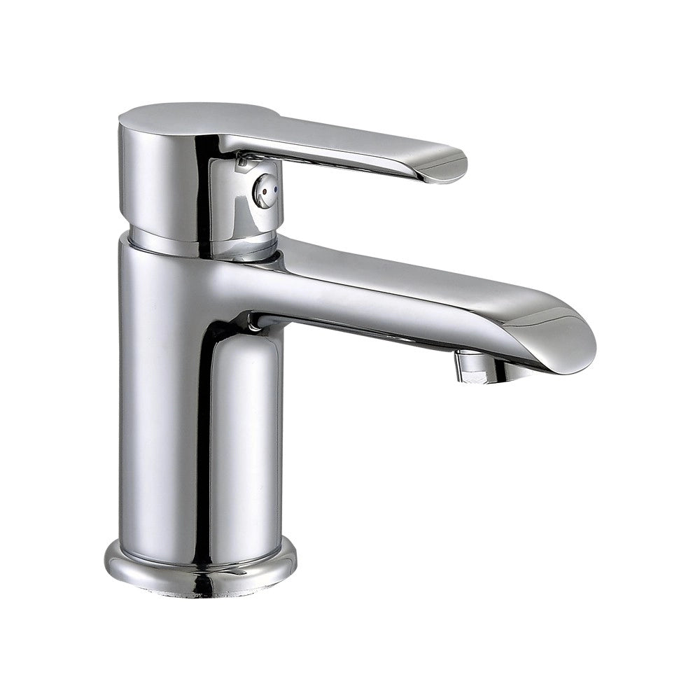 Miscelatore serie ariel monocomando lavabo, finitura cromata
