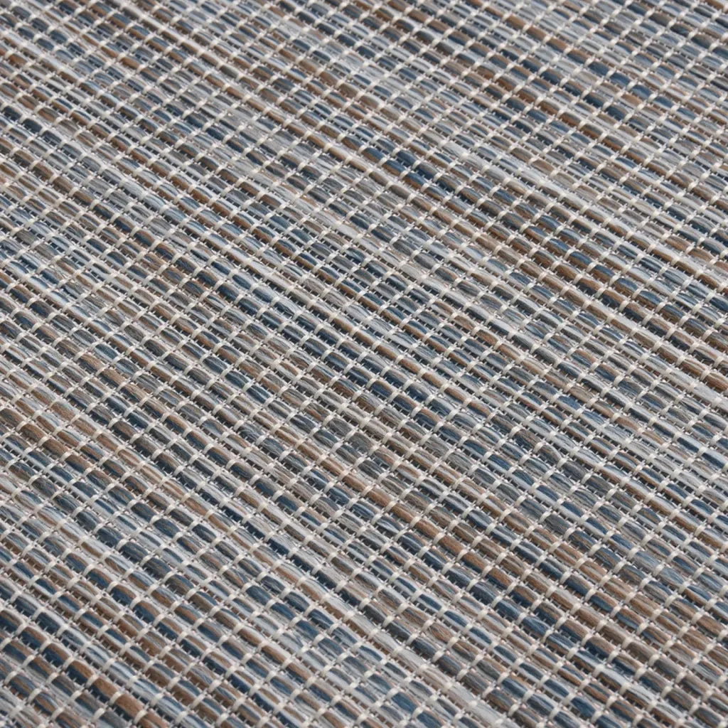 Tappeto da Esterni a Tessitura Piatta 80x250 cm Marrone e Nero cod mxl 66576