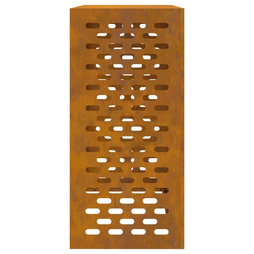Copertura per Condizionatore d'Aria 110x50x105 cm Acciaio Invecchiato