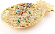 Display per gioielli in ceramica, display per gioielli, supporto per anelli, regalo ideale per donne, ragazze, compleanno per amanti, grande ananas dorata