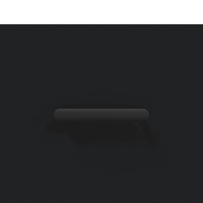 Credenza Nero 34,5x34x90 cm in Legno Multistrato 828677