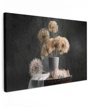 Scheda da Parete a Tela 120x80 cm - Decorazione da Parete Salotto - Natura Fiori Semi - Margherita/Vaso - Immagini Uniche - Decorazione Interna