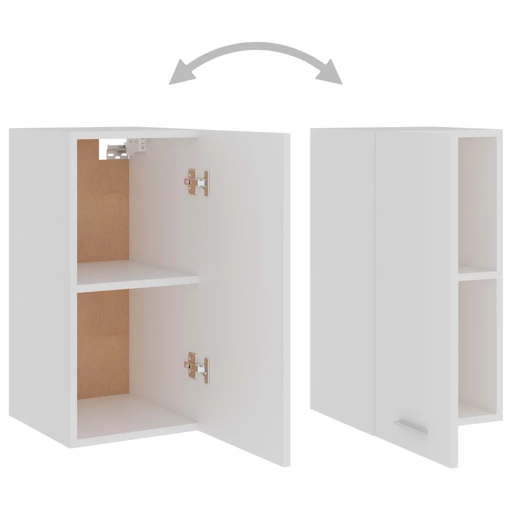 Pensile da cucina moderno a parete design ottimizzato 29,5 x 31 x 60 cm legno bianco 02_0047669