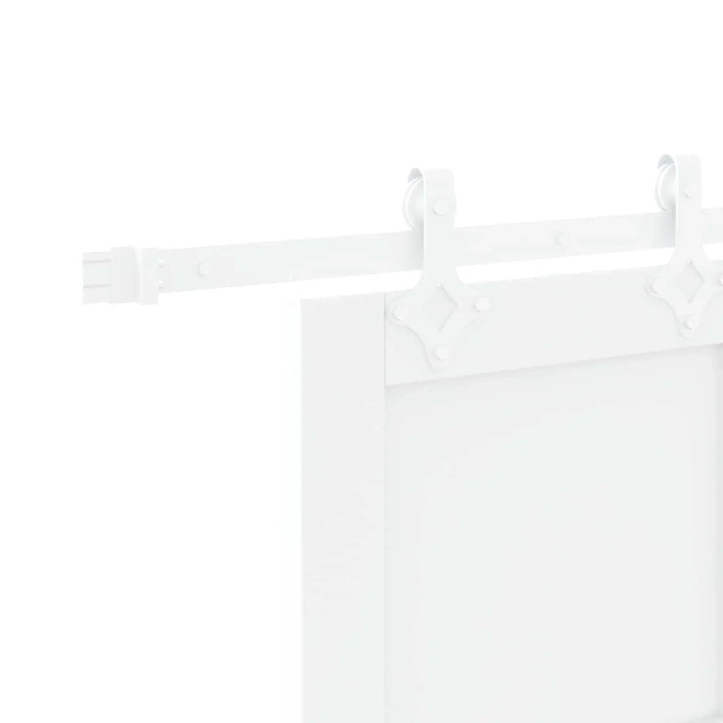 Porta scorrevole Bianco 83 x 202 cm Legno Massello di Pino