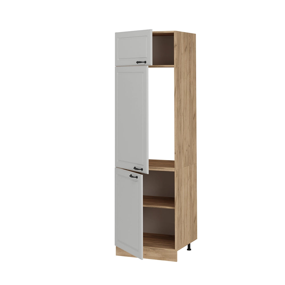 Vicco Armadio frigorifero Bianco casa di campagna 60 cm