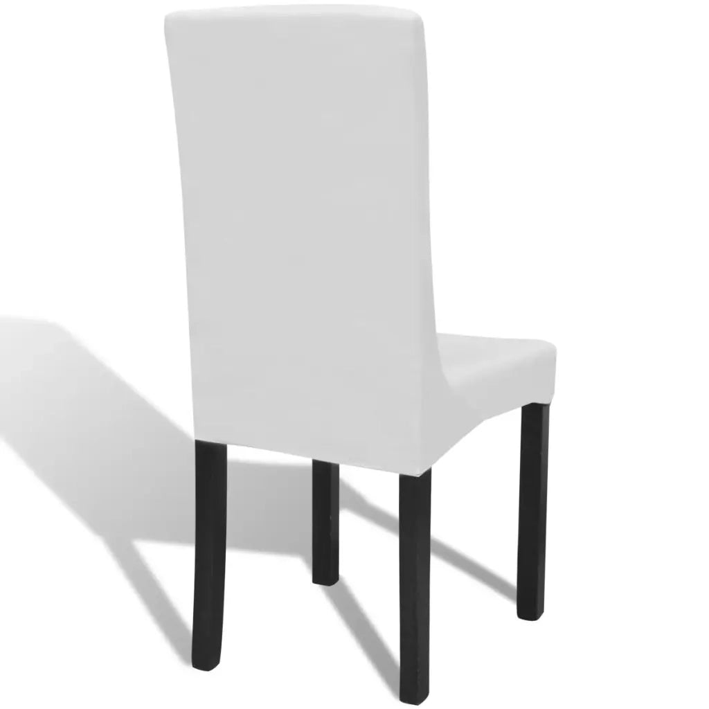Fodera Elastica per Sedie 4 pz Bianco CFW4479973