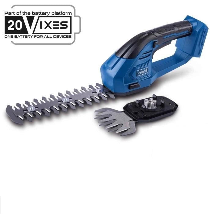 Forbice per erba a batteria SCHEPPACH C-HTGS200-X - 20V IXES - senza batteria né caricabatterie
