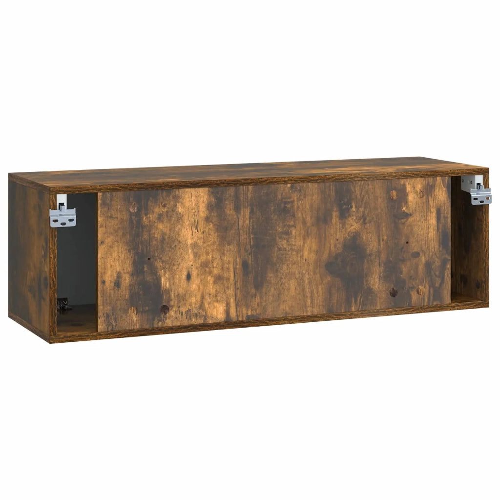Mobile Porta TV da Muro Rovere Fumo 98 x 31 x 30 cm