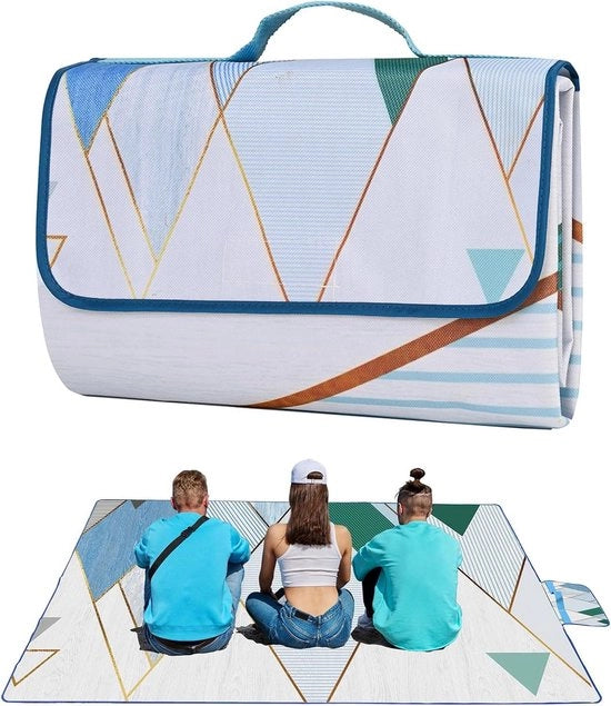 Mattezza acqua op-pieghevole 150 x 200 cm - Grande degenza per picnic esterno - Tenda per campeggio, escursioni e viaggi con la famiglia - Concerti