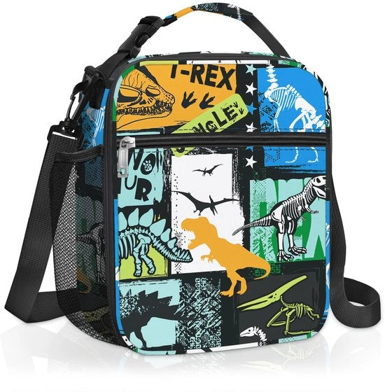 Borsa Isolante per Picnic per Bambini, Piccola Borsa per Ragazzi con Otre per Bicchieri, Borsa per Picnic Impermeabile per Scuole e Picnic