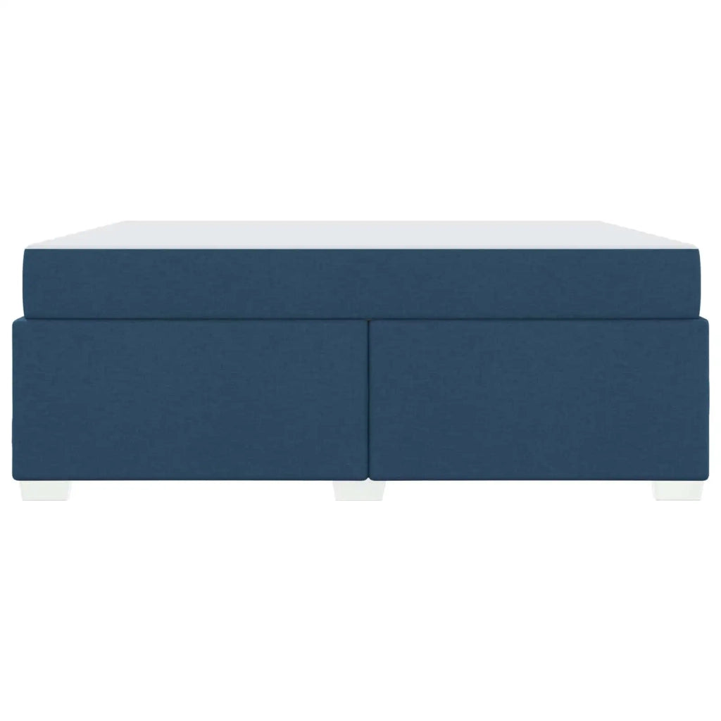 Struttura del letto con materasso Blu 180 x 200 cm Tessuto 3399207