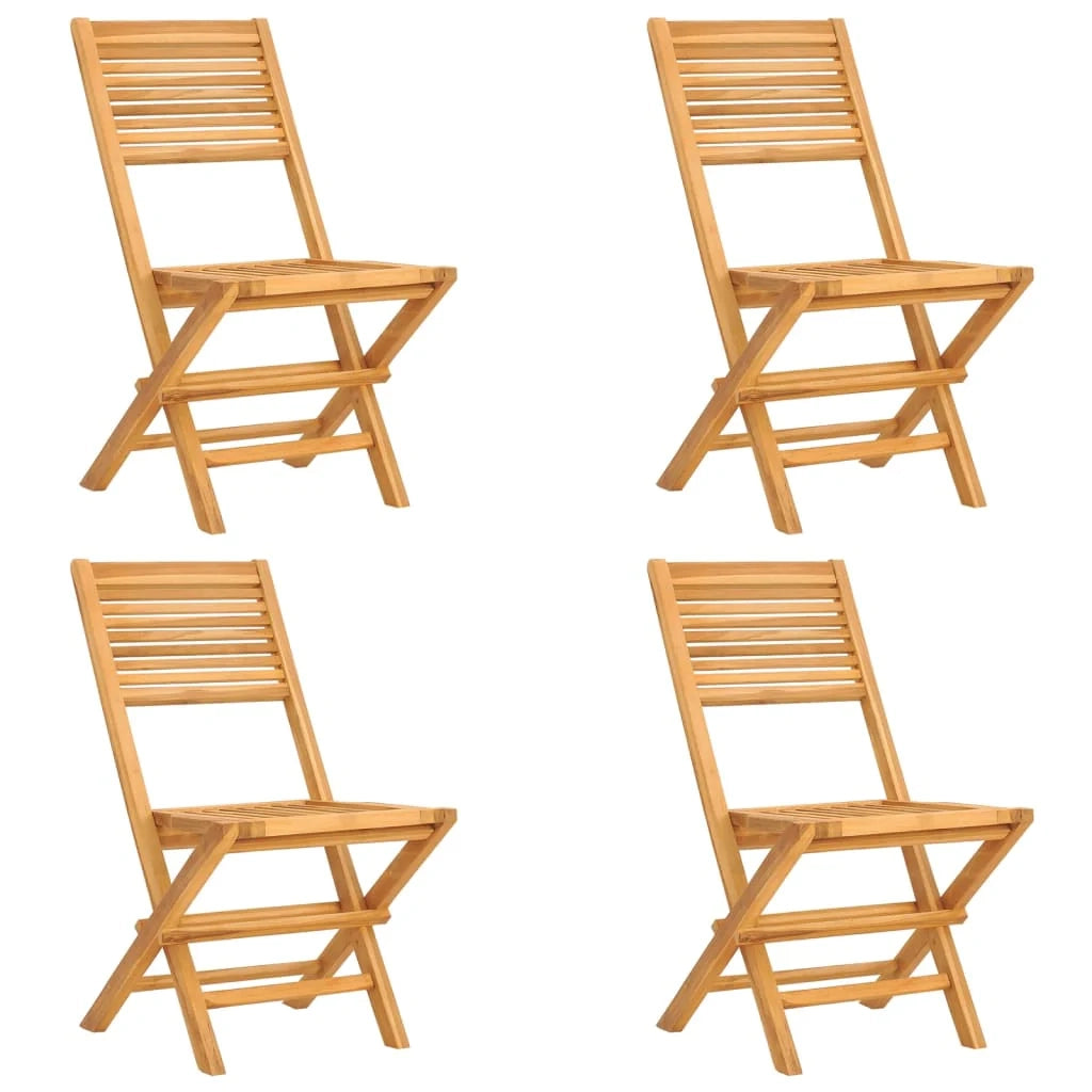Set da pranzo per mobili da giardino mobili da esterno 5 pezzi 47 x 62 x 90 cm legno massello di teak 02_0014302