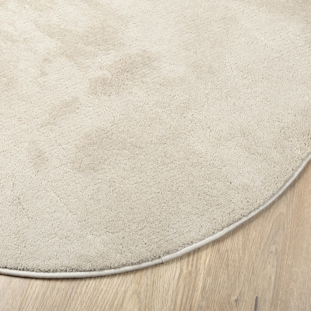 Tappeto "HUARTE" a Pelo Corto Morbido e Lavabile Beige 160x230 cm