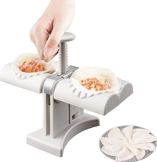Fabbricante di Dumpling / Forme per sacchetti di impasto e pasta ripiena, steekzakjesvormer Impostazione multifunzionale DIY Manuale per Pressa di Dumpling, Easy-tool per la Fabbricazione di Dumpling