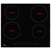 Piano Cottura in Ceramica con 4 Zone e Controlli Touch 6000 W CFW1568897