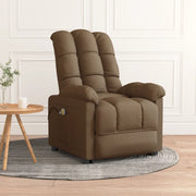 Poltrona Massaggiante Elettrica Marrone in Tessuto 3073762