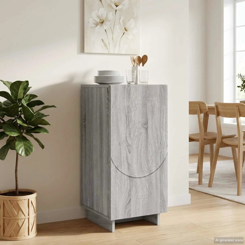 Credenza Sonoma grigio 33,5 x 34,5 x 75 cm Legno ingegnerizzato 8011510