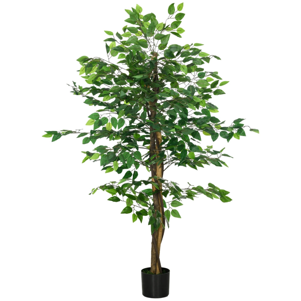 Pianta Ficus Finta ¨C Zephmum ¨C Verde 150 cm con Vaso