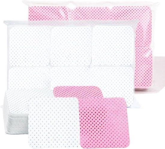 600 dobbi pluriplastici per unghie - assorbenti rimuovitori per unghie - tovaglietti di poliestere a fusione - tovaglietti assorbenti UV per rimuovere l'unghia DIY