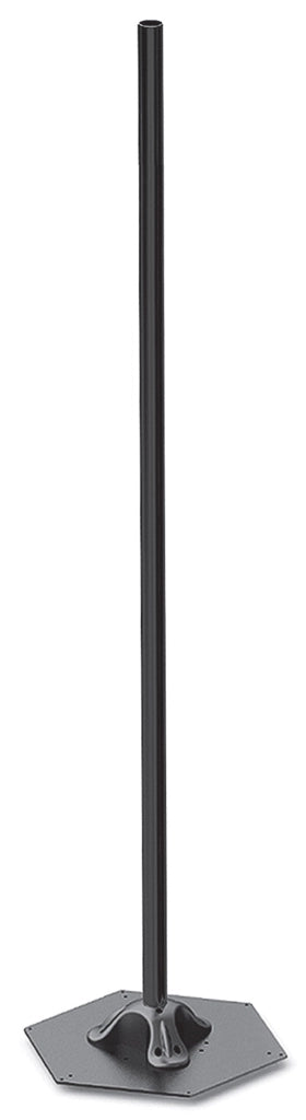 Palo Elegance H214 cm per Lampade Riscaldanti Elettriche Compatibile con Iris Fiore Sharklite Hathor Nero