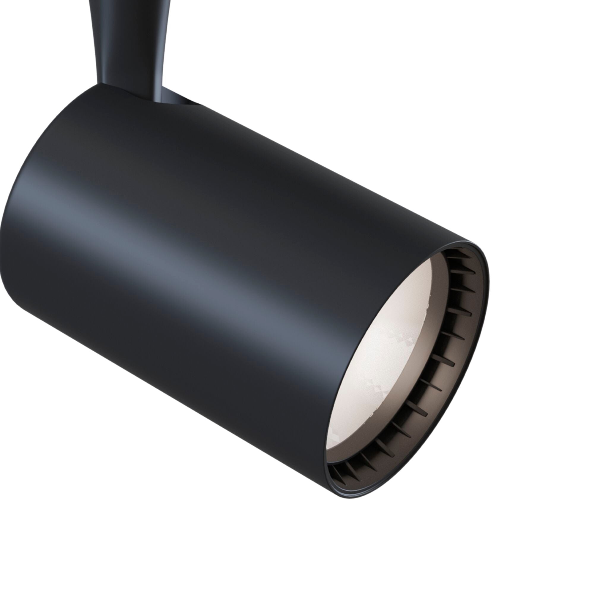 Faretto a LED per Sistema Illuminazione Binario 12W 3000K in Alluminio Vuoro  Nero