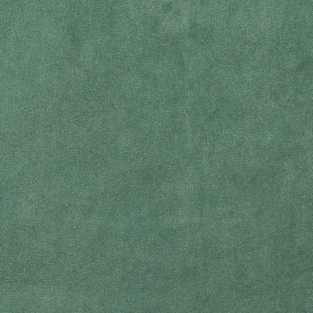 Ottomana con cuscino superiore in velluto verde ottomana Gambe in metallo argentato Stile glamour