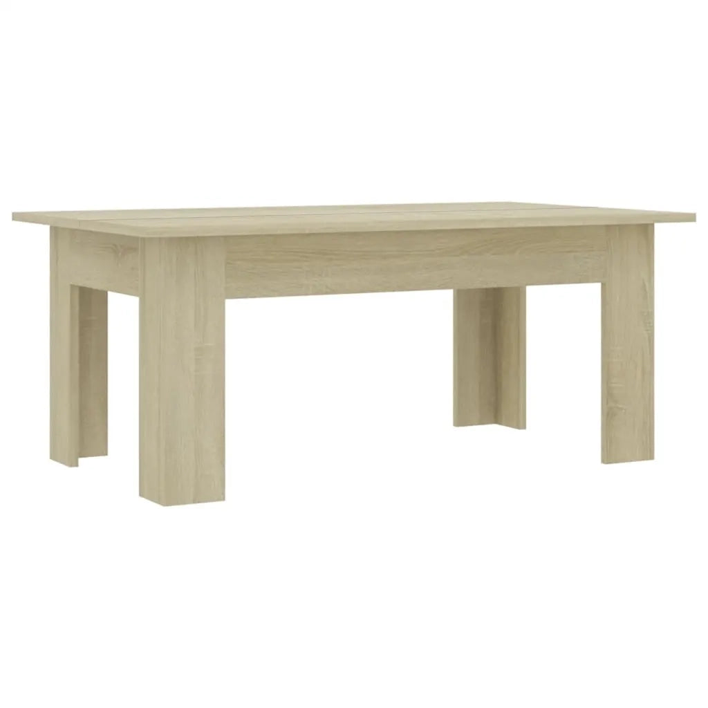 Tavolino da Salotto-Tavolino da soggiorno-Tavolo Rovere Sonoma 100x60x42cm Legno Multistrato