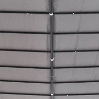 Gazebo Pergola 3x3m da Giardino con Tenda Impermeabile Grigia
