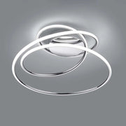 PLAFONIERA LED BOLOGNA 36W 50CM 4000K CROMO.