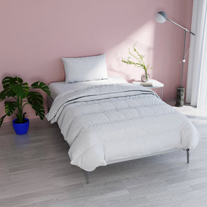 Piumino Interno Singolo Quattro Stagioni Trapuntato Bianco