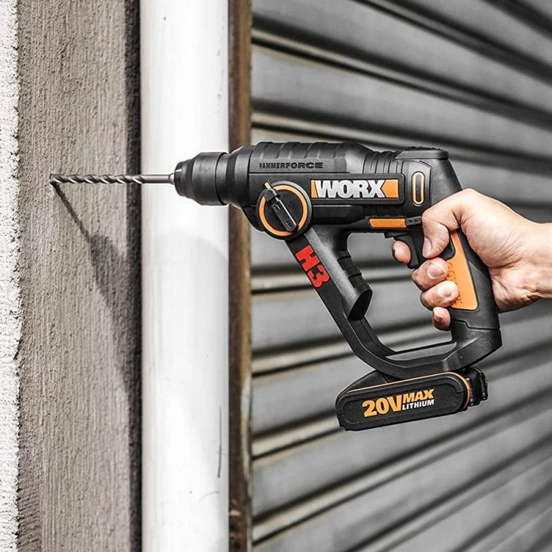 Tassellatore 3 in 1 WX390.9 20V SDS 1,2J Corpo Macchina per Foratura su Calcestruzzo - Worx