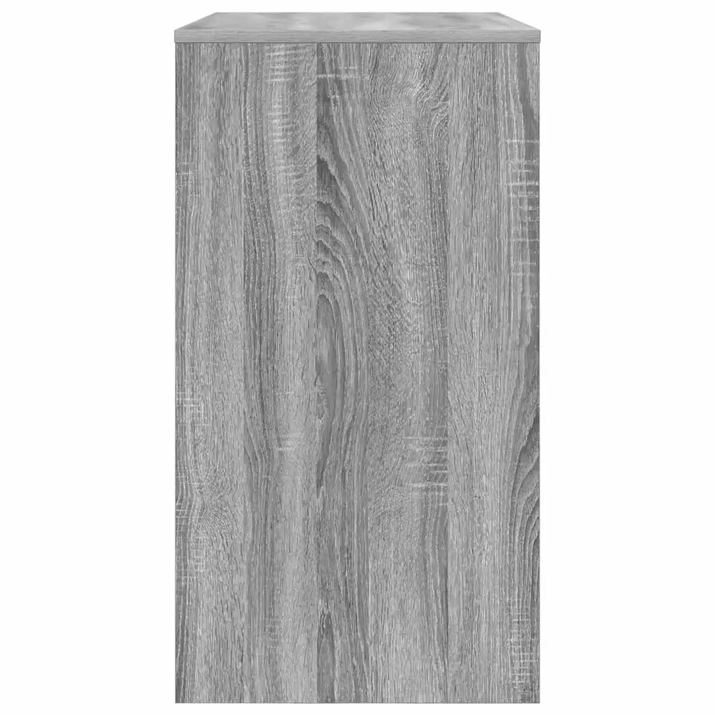 Scrivania | Tavolo da Ufficio Grigio Sonoma 77.5 x 43 x 79 cm Legno multistrato