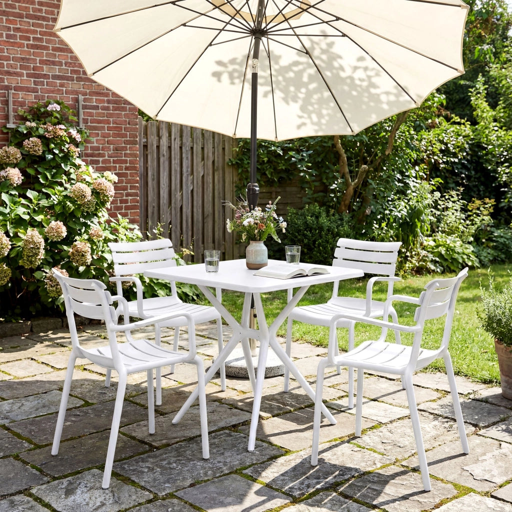 Gartenmцbel-Set Avena mit 4 Stьhlen